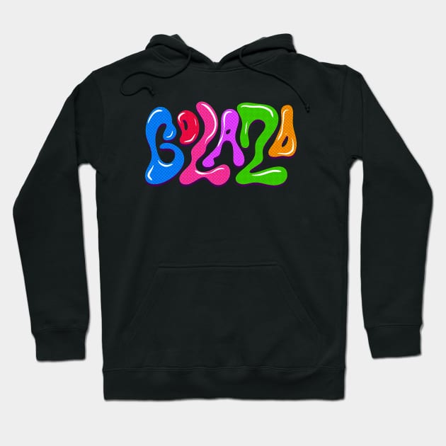 Golazo Goal edgy typography Hoodie by yogisnanda